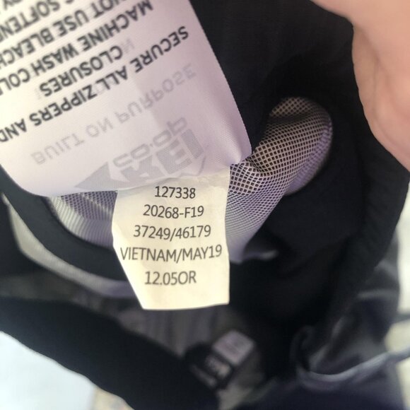 REI Co-op Rainier Full Zip Rain Pants Mens 3XL Black Waterproof Outdoor Hiking - Picture 11 of 16